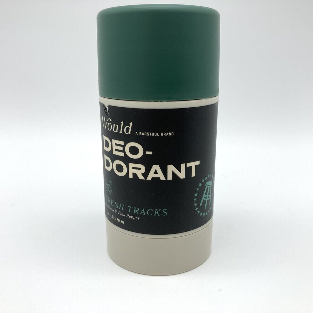 Would By Barstool Aluminum Free Natural Deodorant Stick for Men Fresh Tracks